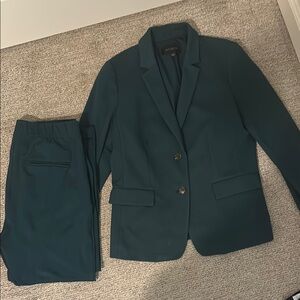 Women’s Green Blazer and Pant Set